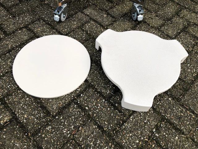 Grijze kamado of keramische oven barbecue 21 inch met toebehoren (nieuw)