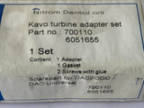 Kavo turbine adapter set voor DAC2000