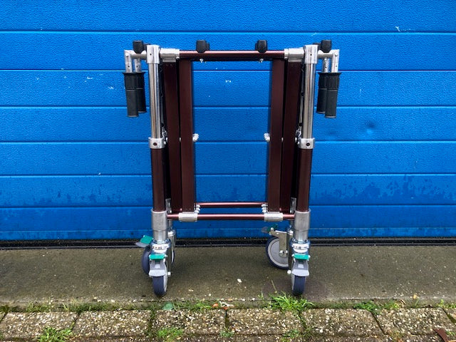 Schaarwagen bronskleurig voor lijkkist 14,5 kilo