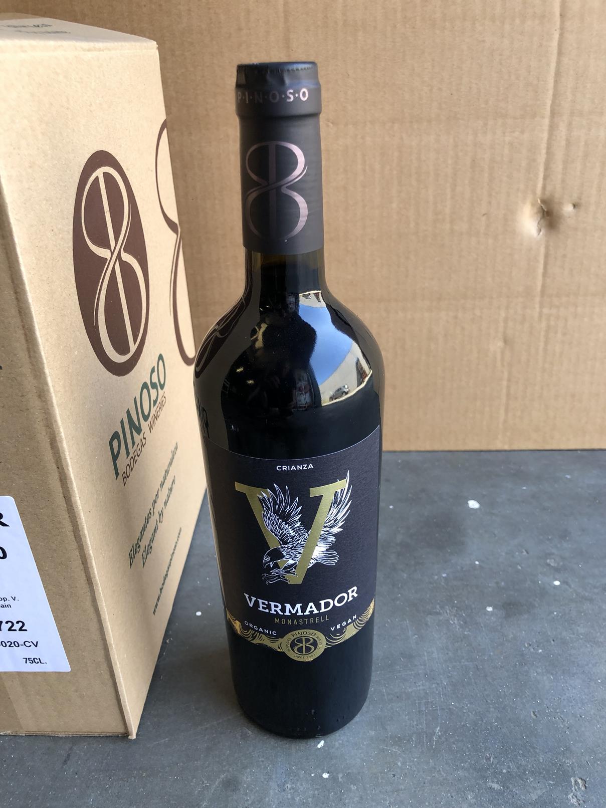Biologische rode wijn, Vermador Crianza per doos (6 flessen)