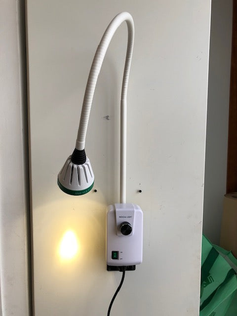 Wandlamp slangenhals LED 9 watt dimbaar (nieuw)