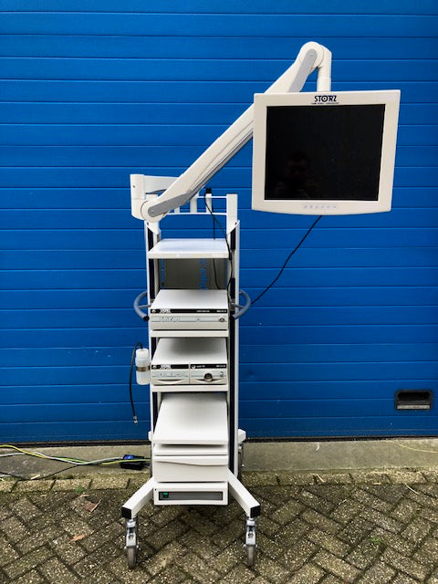 Endoscopietoren Karl Storz met lange flexibele scope 3,25 mtr 60332P (Paard)