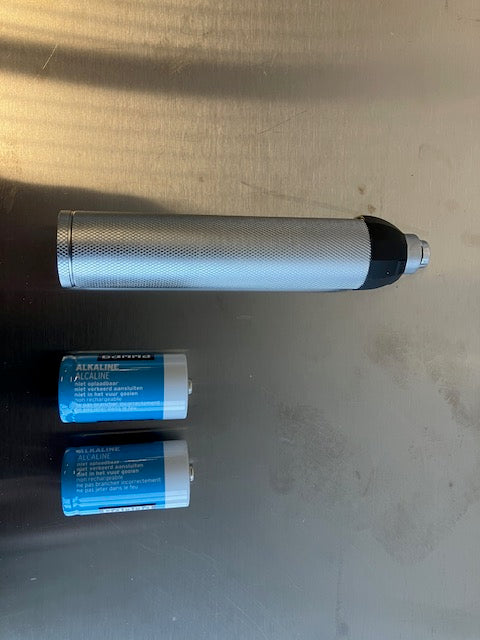 complete otoscoop ofthalmoscoopset in cassette nieuw