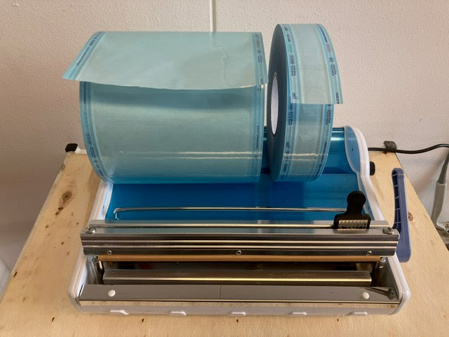 Seal apparaat voor autoclaaf hoesjes
