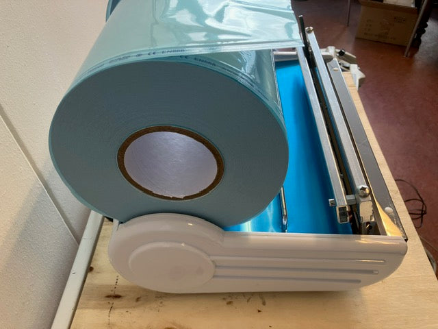 Seal apparaat voor autoclaaf hoesjes