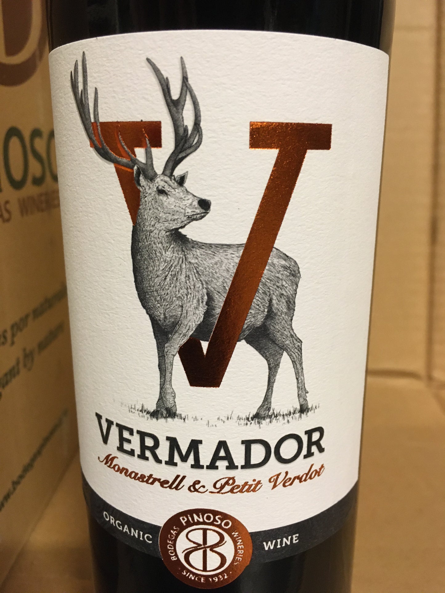 Biologische rode wijn Vermador Tinto (doos 6 fl.)
