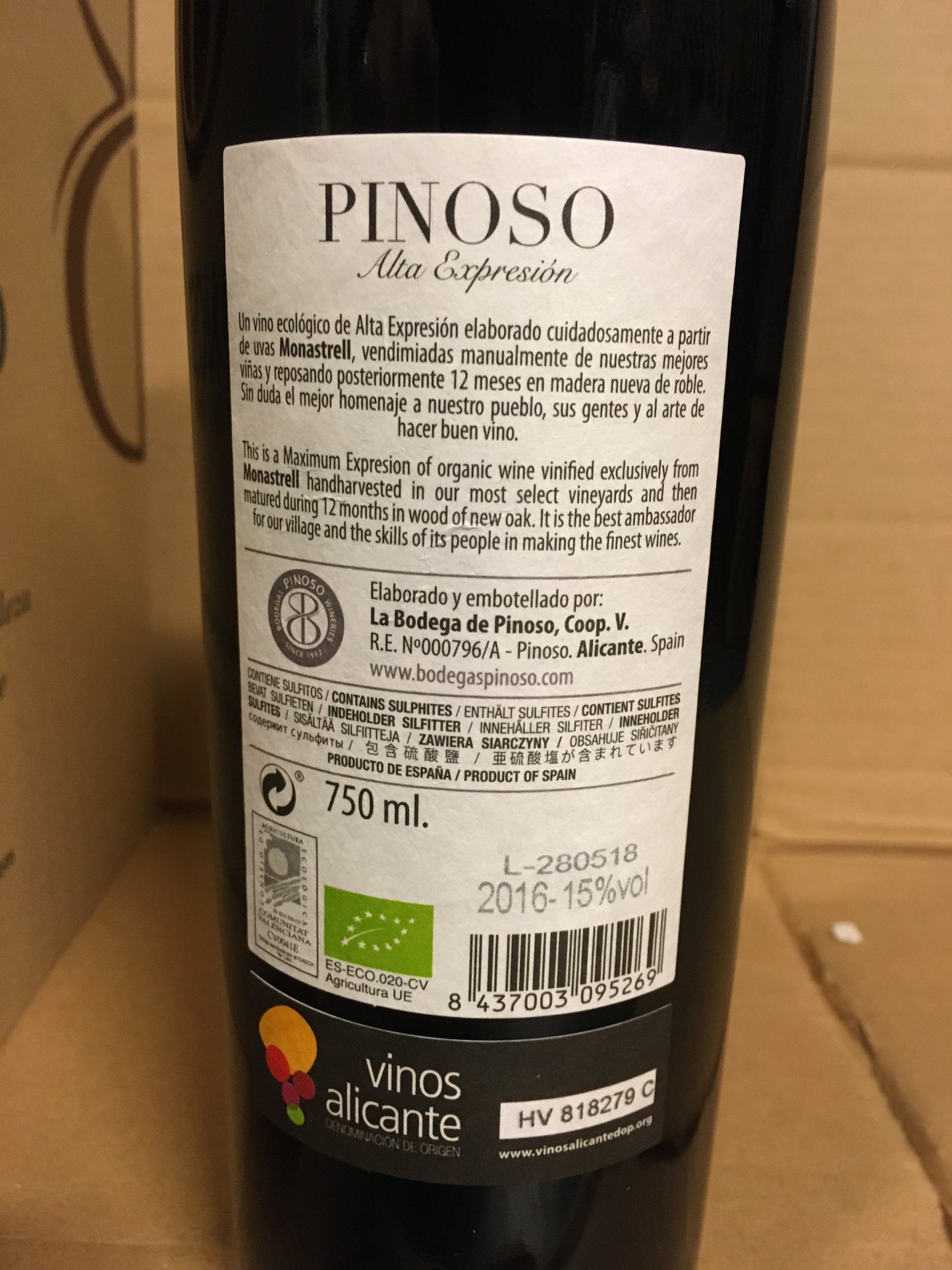 Biologische rode wijn Alta Expression (2017) per fles
