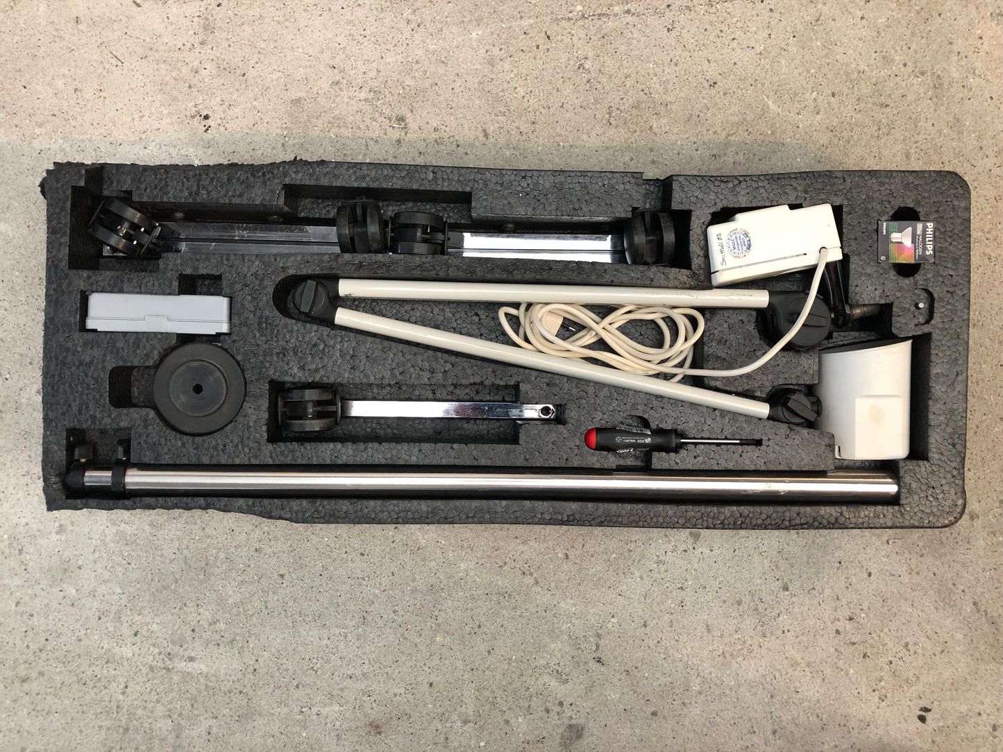 Verrijdbare onderzoekslamp Waldmann HX35 met 2 brandstanden