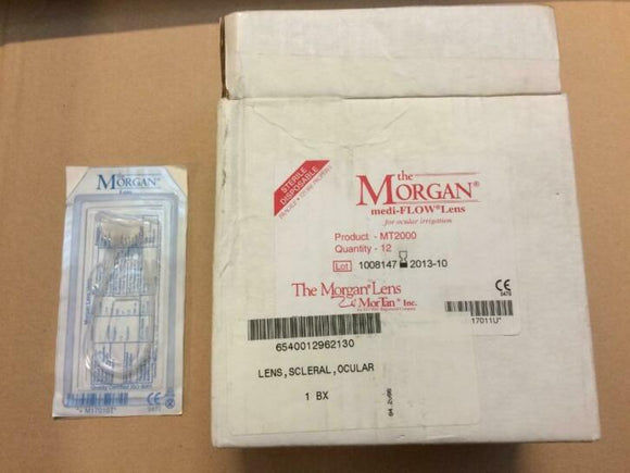The Morgan MT2000 lens irrigation system steriel verpakt