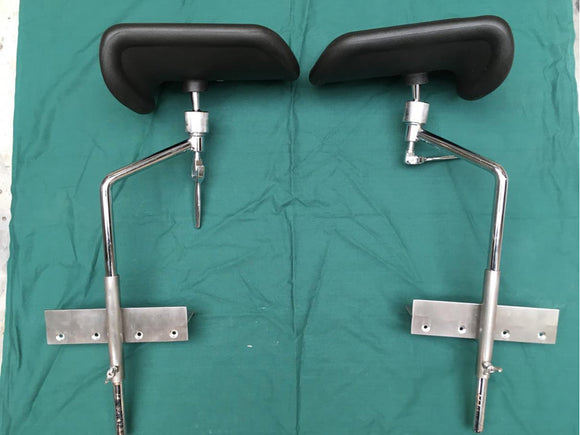 Set beensteunen kniesteunen voor gyneacologie zonder bevestigingsplaten