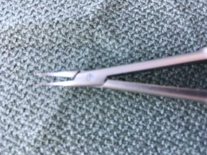 naaldvoerder tandheelkundig Barraquer 140 mm lengte