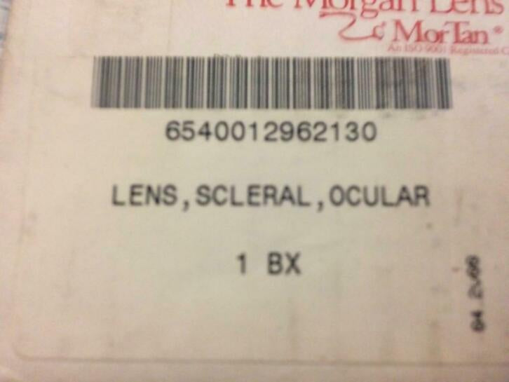 The Morgan MT2000 lens irrigation system steriel verpakt