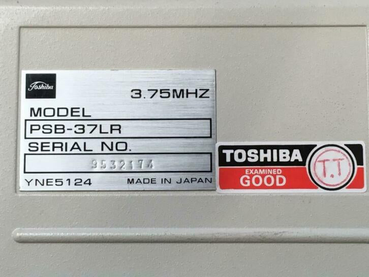 ultrasound echo transducer Toshiba PSE-37L 3,75MHz, PSB-37LR