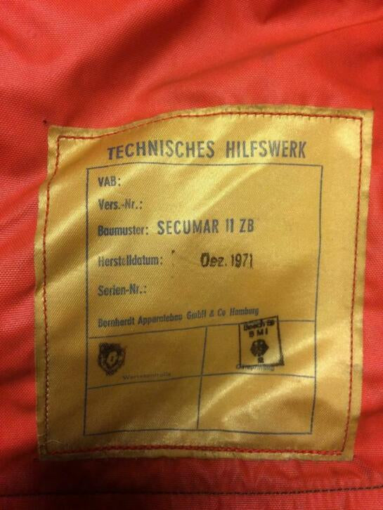 Secumar 11 ZB passief reddingsvest voor volwassene