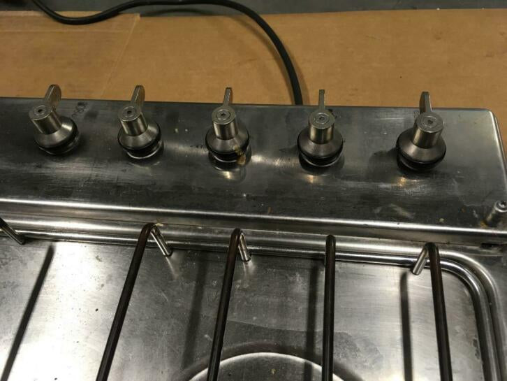 Gaskookplaat inbouw 5-pits Smegg