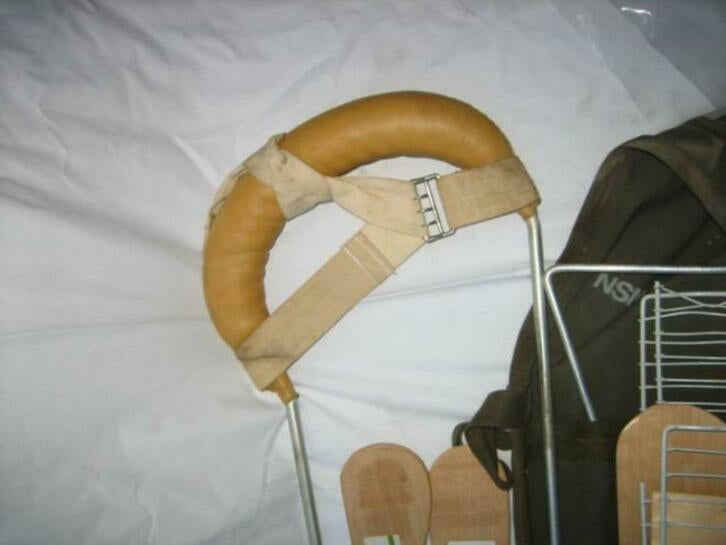 Militaire spalkenset met degelijke katoenen foudraal