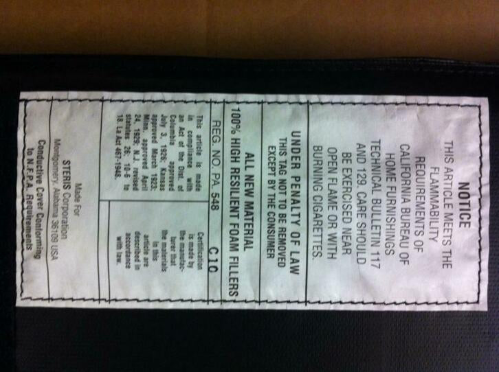 Behandelmatras Steris Mentor (polyfoam) nieuw in doos