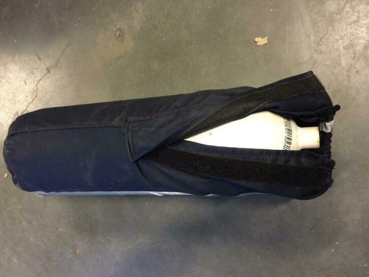 nieuwe hoezen voor zuurstoffles 4,7 liter + reflectiestrook