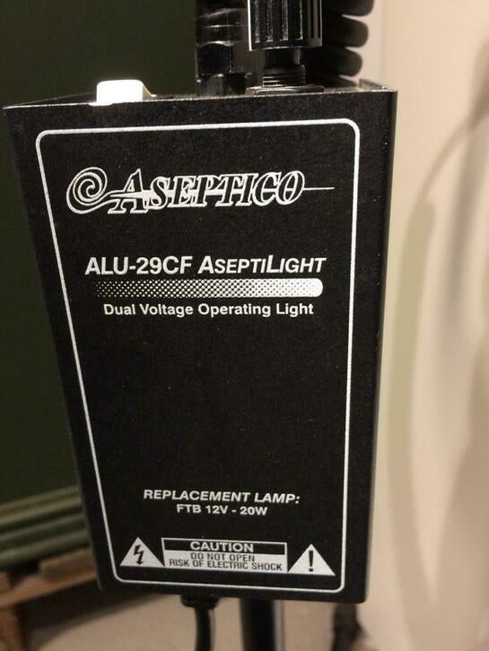 medisch dental veterinair onderzoekslamp US leger Aseptico