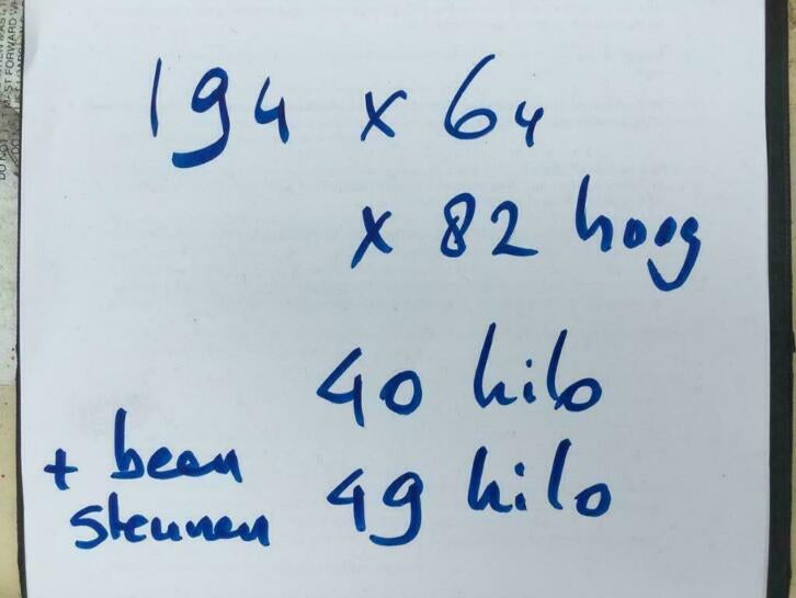 Demontabele onderzoekstafel 2 delig Manumed