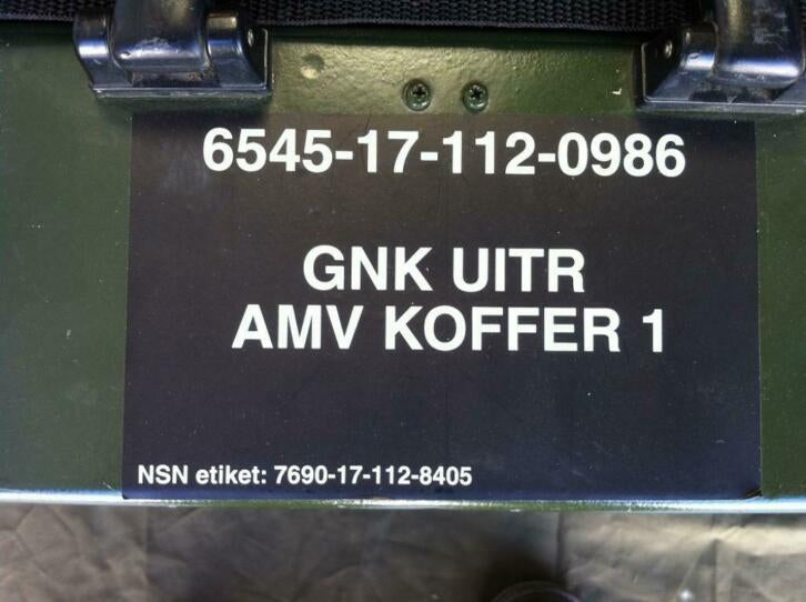 Ambu kofferoud type voor medische hulpmiddelen (dierenarts, huisarts)