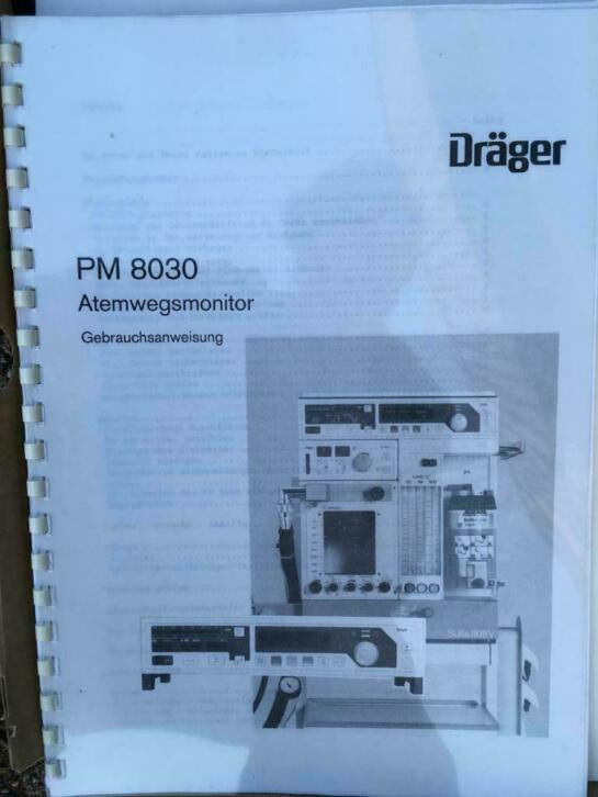Gasanesthesie toestel Dreager Sulla 808V beademing