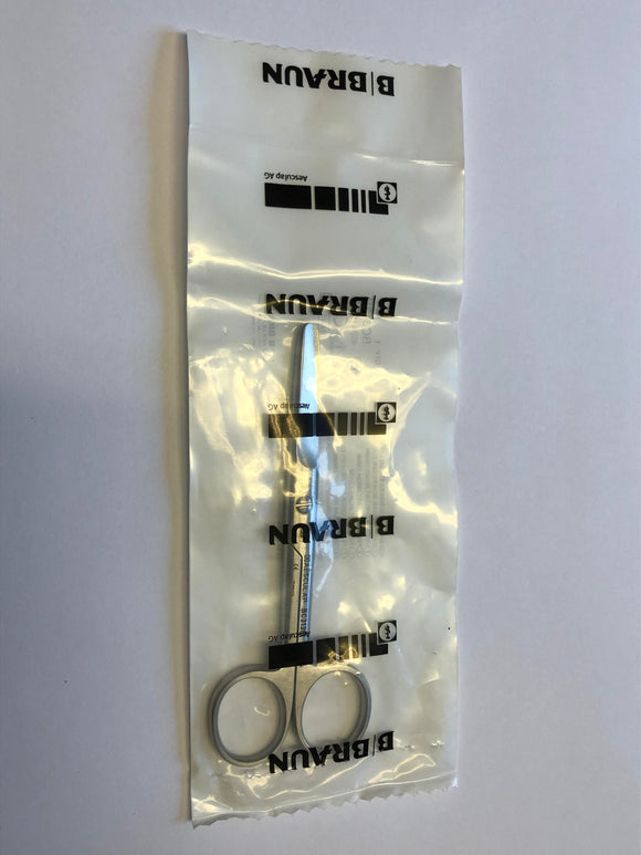 10 medische schaartjes (14 cm) van Aesculap, ongebruikt