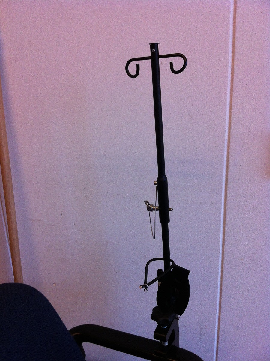 Infuusstandaard, 3-delig zwart nieuw in doos