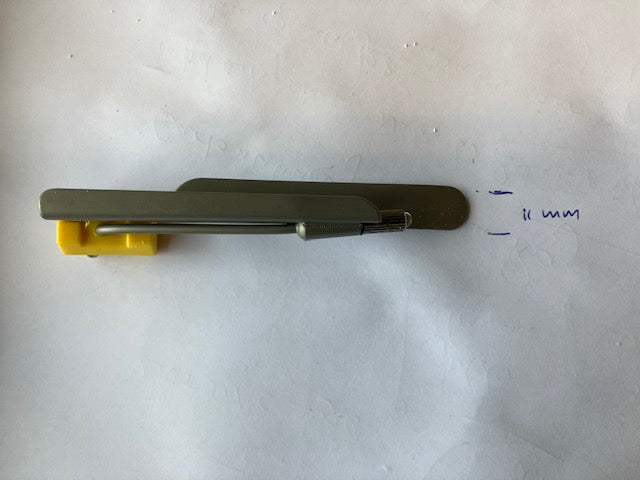 Veterinair setje laryngoscoop met 3 rechte lepels, extra smal.