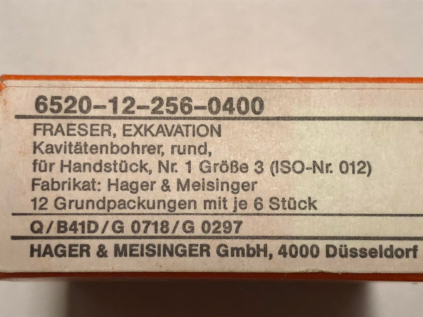 Bolkopfrees high speed met verlengde schacht (Meisinger)