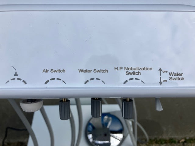 zelfst. dentale unit 2 high speed aansluitingen en hoog/laag