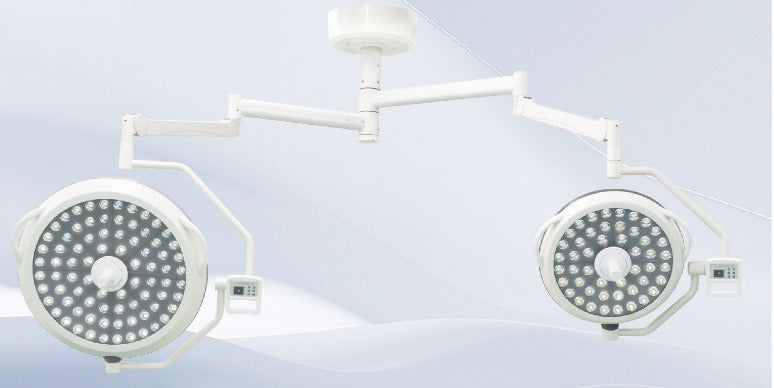 Dubbele operatielamp LED met plafondbevestiging