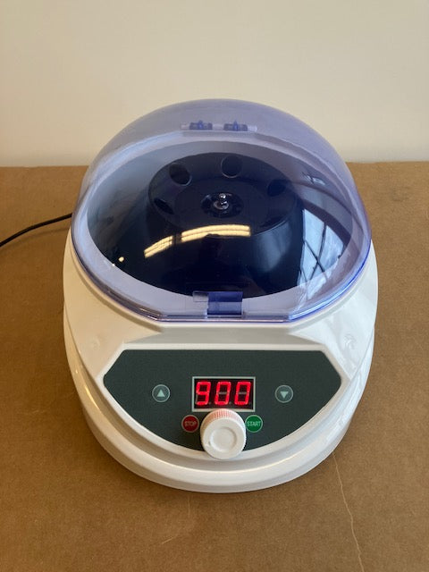 Handzame kleine centrifuge voor 2 maten bloed (urine) buizen