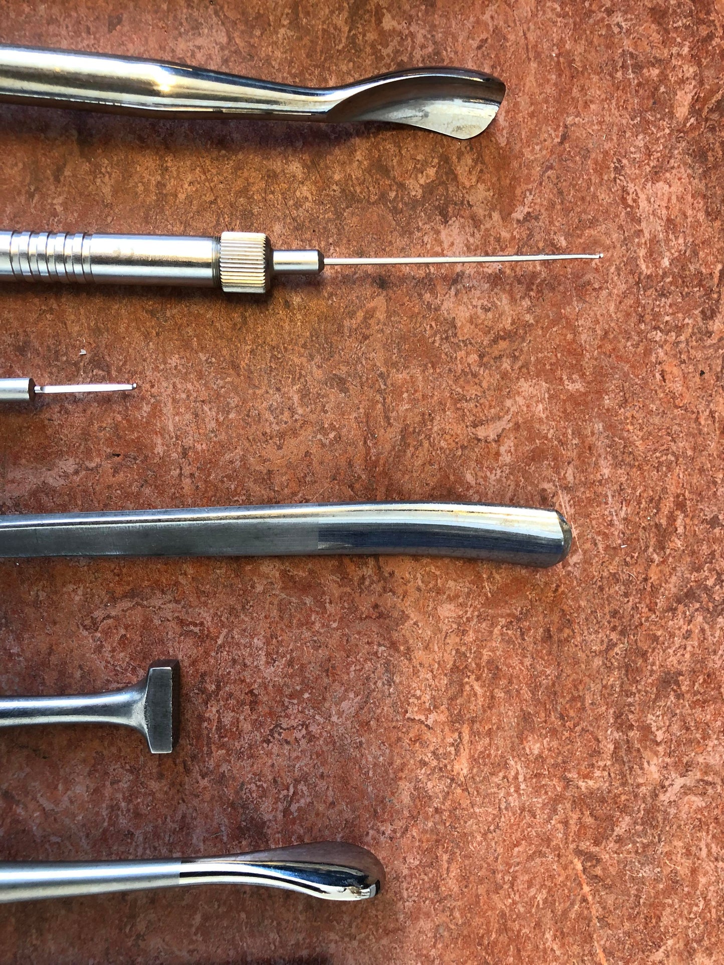 Orthopedisch instrumentarium beitels, gutsen, boren en overig