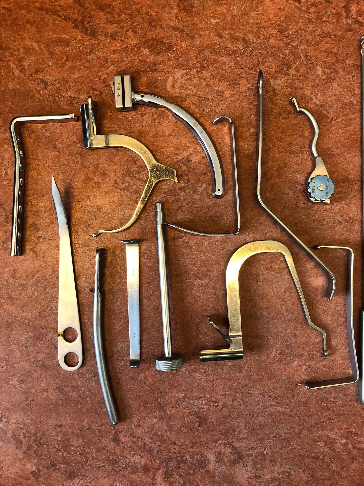 Orthopedisch instrumentarium beitels, gutsen, boren en overig